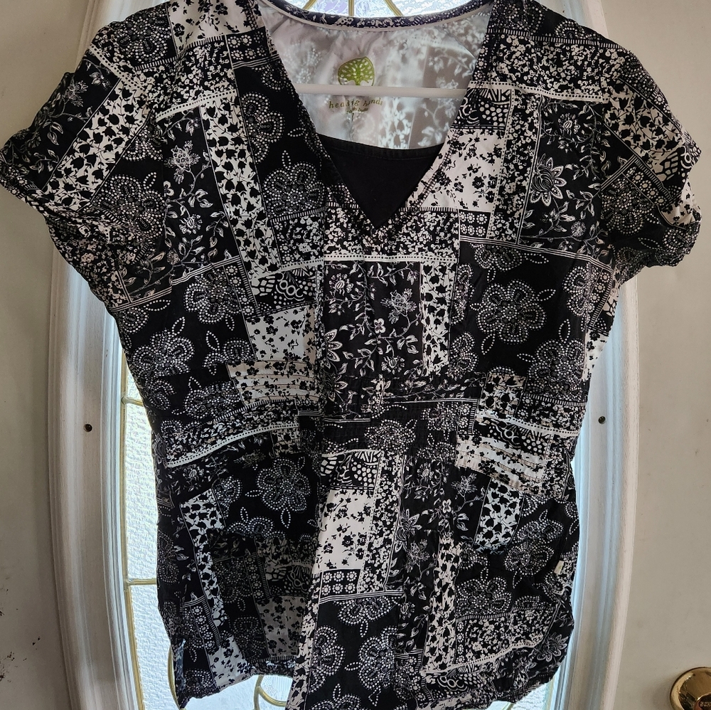 Womens scrub top